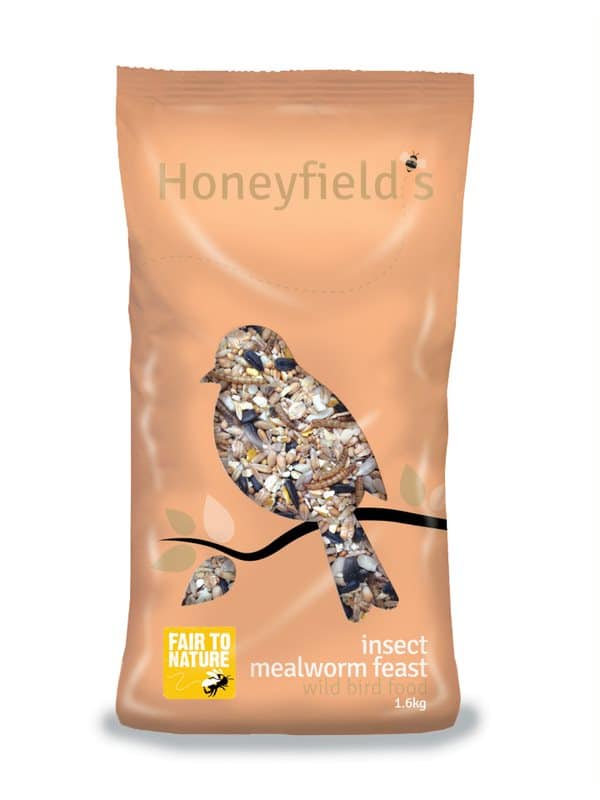 Honeyfield Wild Bird Insect Mealworm Food 1.6kg